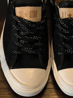 Suede Converse Dainty Sneakers‎ 5 in black